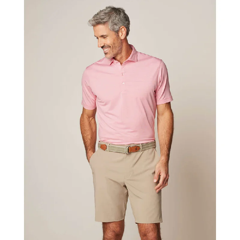 Breathable Men's Mesh TopsJohnnie-O Lyndon Prep-Formance Pinstripe Polo Shirt - Azalea Breathable Men's Mesh TopsJohnnie-O Lyndon Prep-Formance Pinstripe Polo Shirt - Azalea