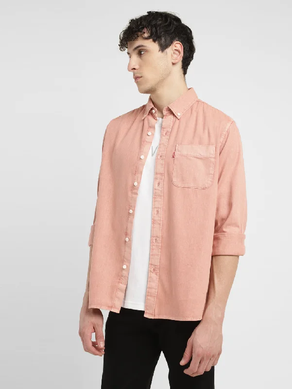 Men's Scoop Neck T-Shirts for a Relaxed FeelMen's Solid Slim Fit Shirt