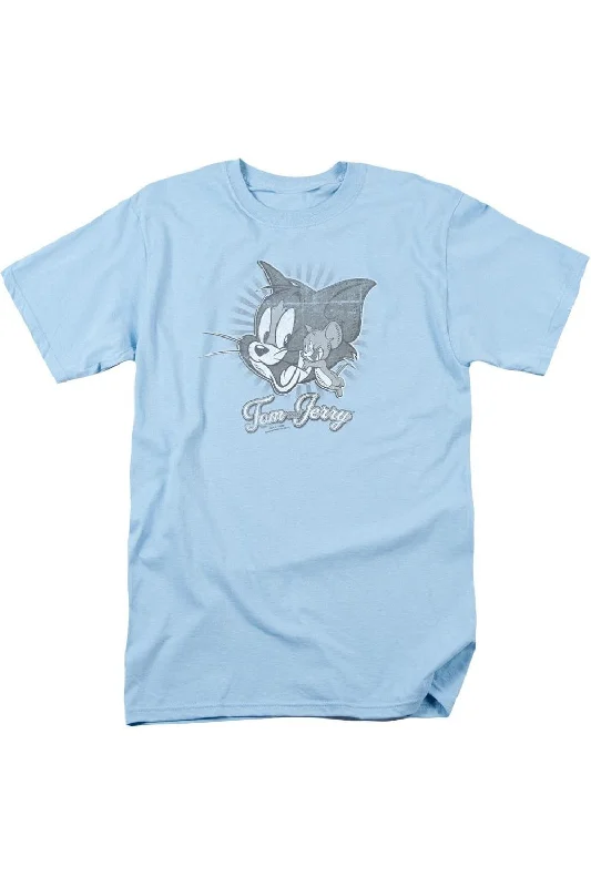Men's Short-Sleeved ShirtsTom And Jerry Classic Pals Short Sleeve Adult Tee / T-Shirt Men's Short-Sleeved ShirtsTom And Jerry Classic Pals Short Sleeve Adult Tee / T-Shirt