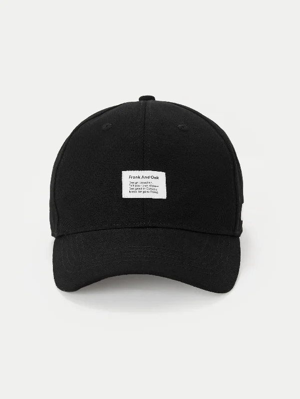 Summer Bucket CapsThe Dad Cap in Black