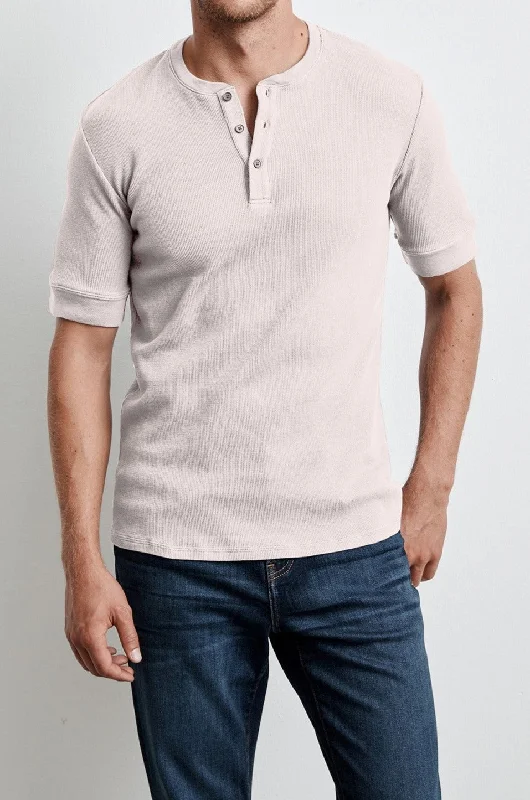Men's Shirts with Button-Down PocketsLARRY THERMAL KNIT HENLEY