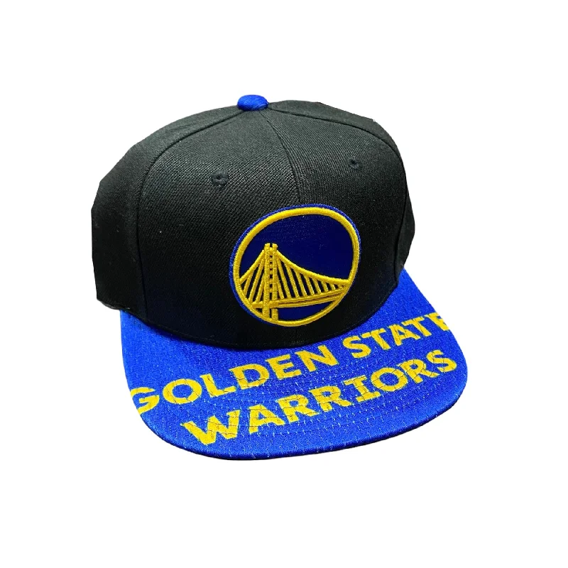 Female Straw HatsMitchell & Ness Nba Golden State Warriors Snapshot Snapback (Black/Royal)