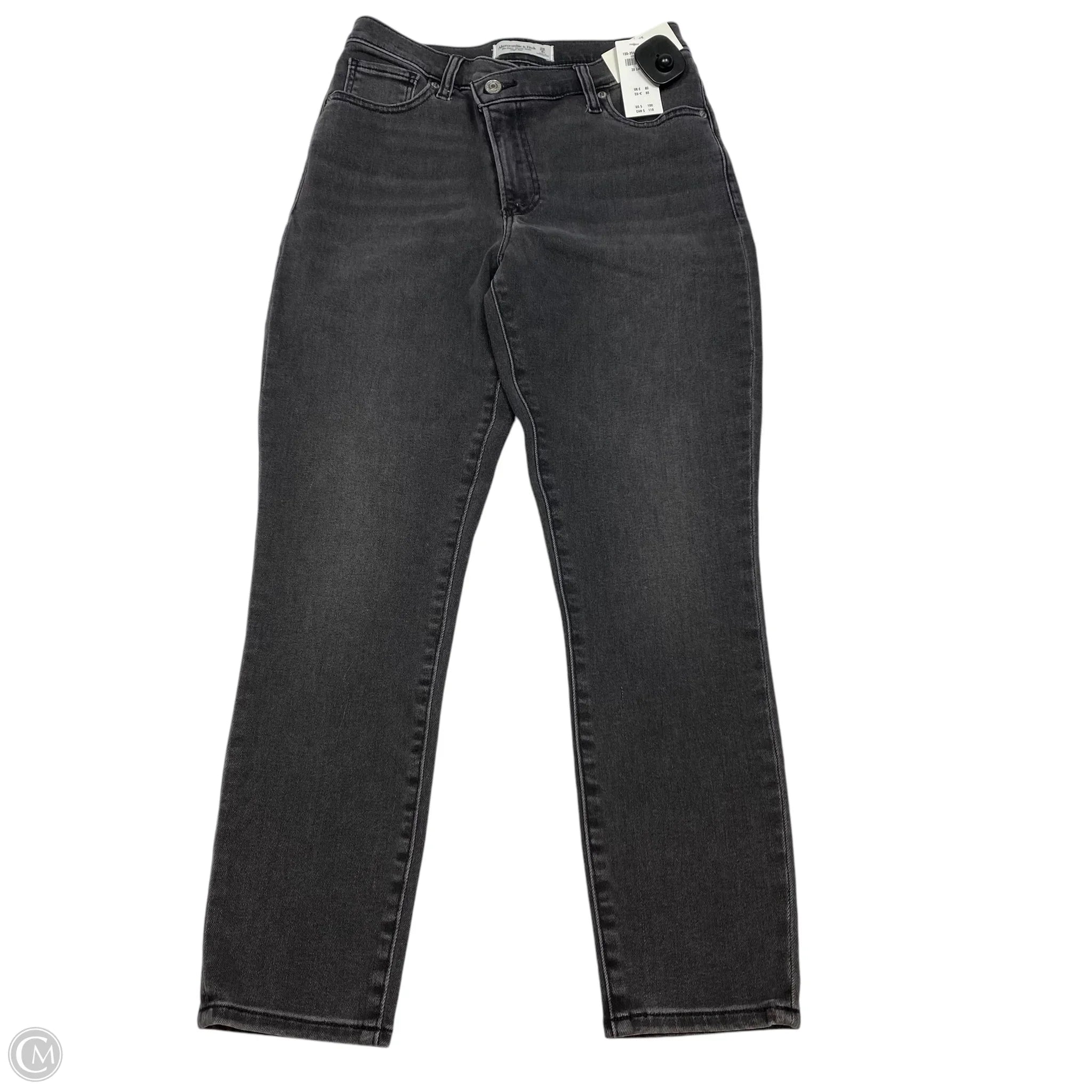 High-Waisted Bootcut Men's JeansJeans Skinny By Abercrombie And Fitch In Grey Denim, Size: 6 High-Waisted Bootcut Men's JeansJeans Skinny By Abercrombie And Fitch In Grey Denim, Size: 6