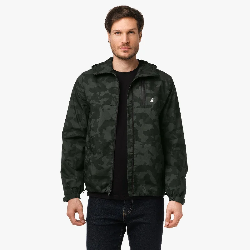 Men's Shirts with Convertible CollarsMen's Windbreaker Jacket