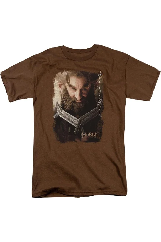 Classic Men's Button-Up ShirtsThe Hobbit Nori Poster Short Sleeve Adult Tee / T-Shirt