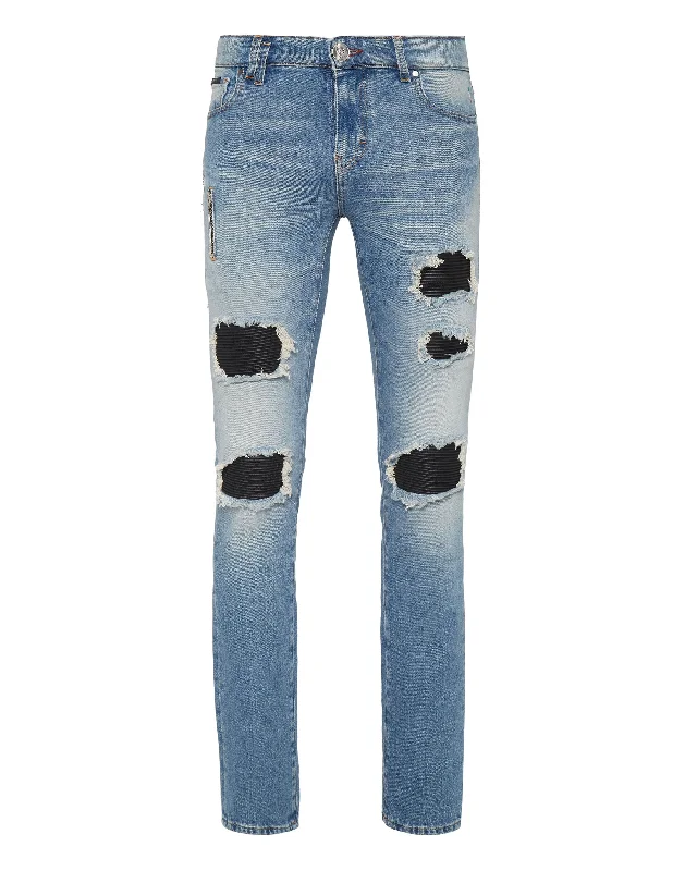 Casual Men's JeansDenim Trousers Rock Star Fit