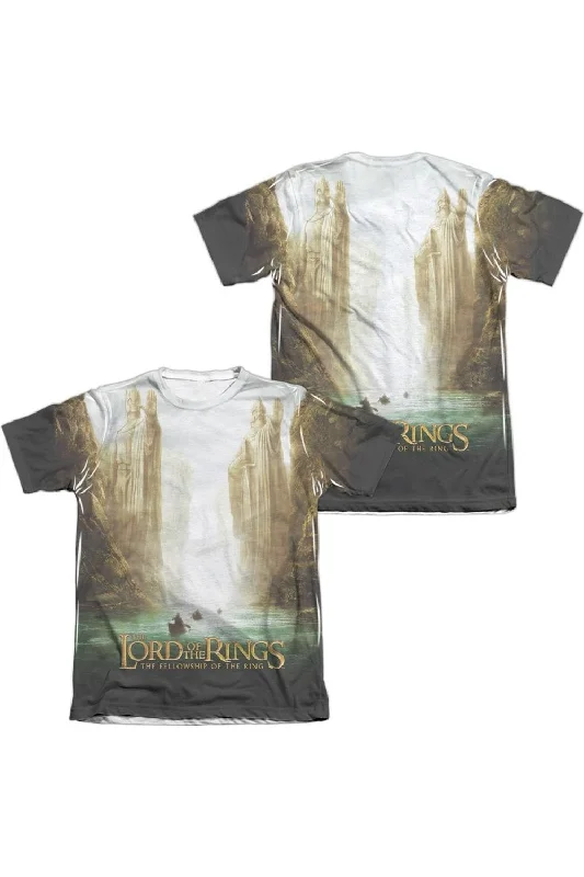 Men's Shirts with Abstract DesignsLord Of The Rings Fellowship Poster (Front/Back Print) Adult Poly/Cotton Short Sleeve Tee / T-Shirt Men's Shirts with Abstract DesignsLord Of The Rings Fellowship Poster (Front/Back Print) Adult Poly/Cotton Short Sleeve Tee / T-Shirt