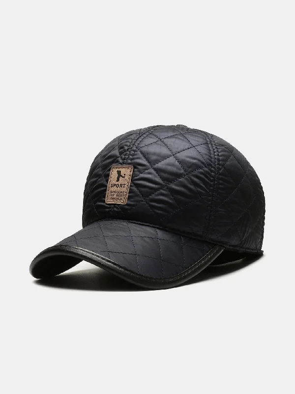 Protective Hard HatsCasual Warm Earflaps Baseball Cap