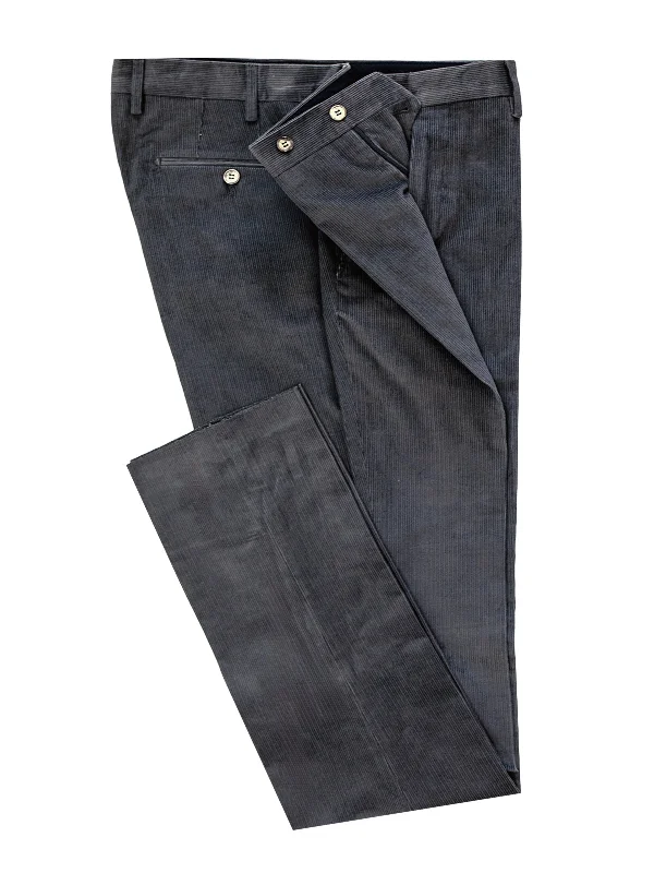 Men's Pants with Cargo PocketsBari Trouser - Steel Corduroy