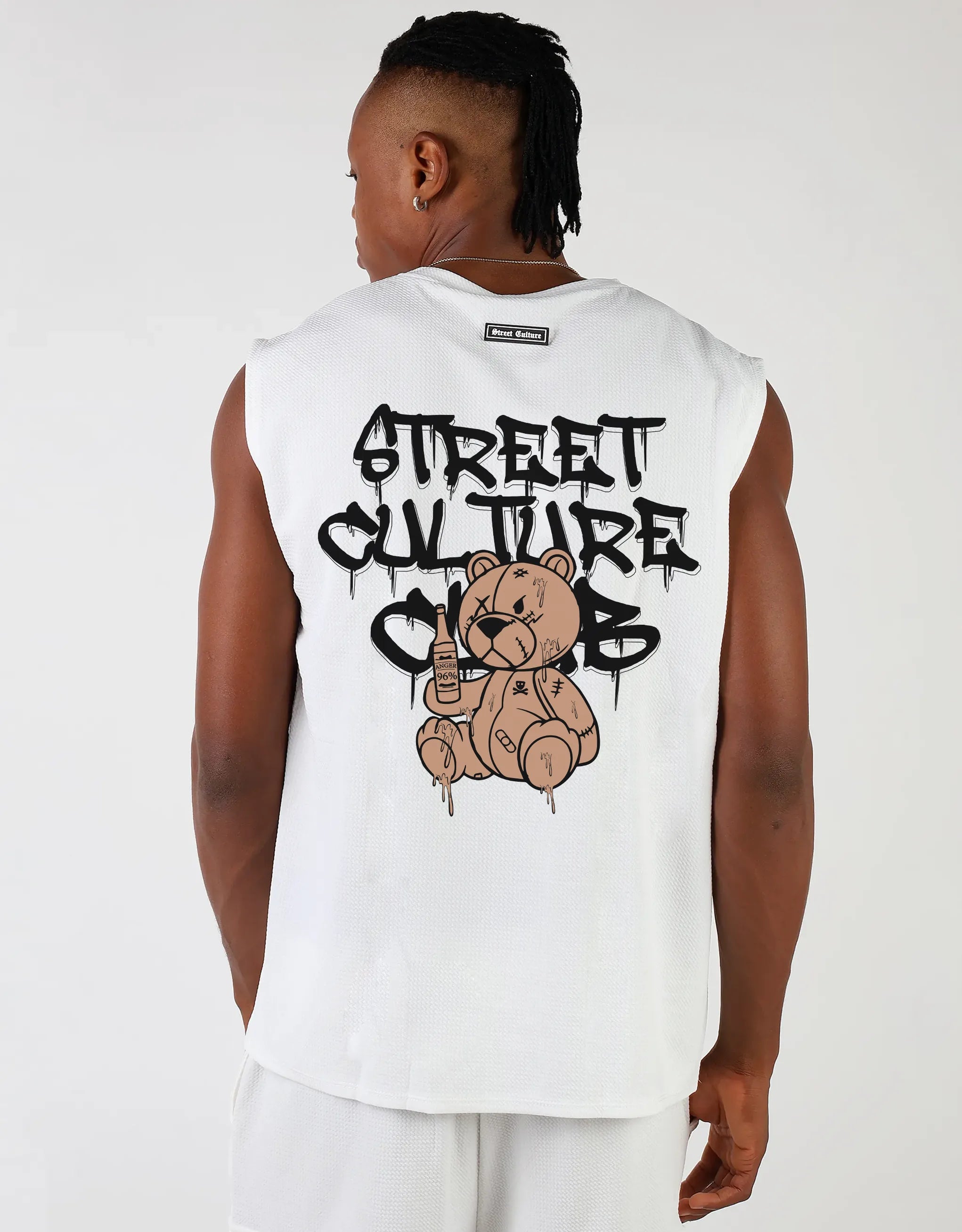 Men's Shirts with Hook-and-Loop ClosuresVest Tee