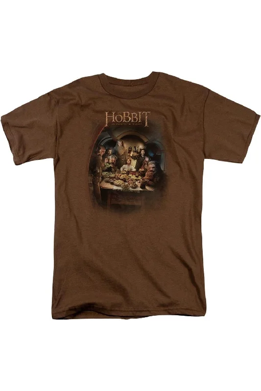 Men's Shirts with Antimicrobial TreatmentThe Hobbit Feast Short Sleeve Adult Tee / T-Shirt Men's Shirts with Antimicrobial TreatmentThe Hobbit Feast Short Sleeve Adult Tee / T-Shirt