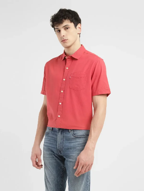 Men's Versatile Dress Shirts for Multiple OccasionsMen's Solid Slim Fit Shirt