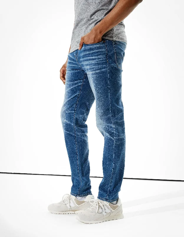 Men's Jeans with a Distressed LookAE Cozy AirFlex+ Athletic Fit Jean