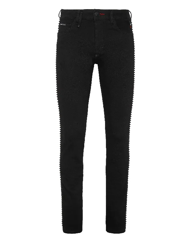Best Selling Men's Jeans BrandsDenim Trousers Super Straight Cut Gothic Plein