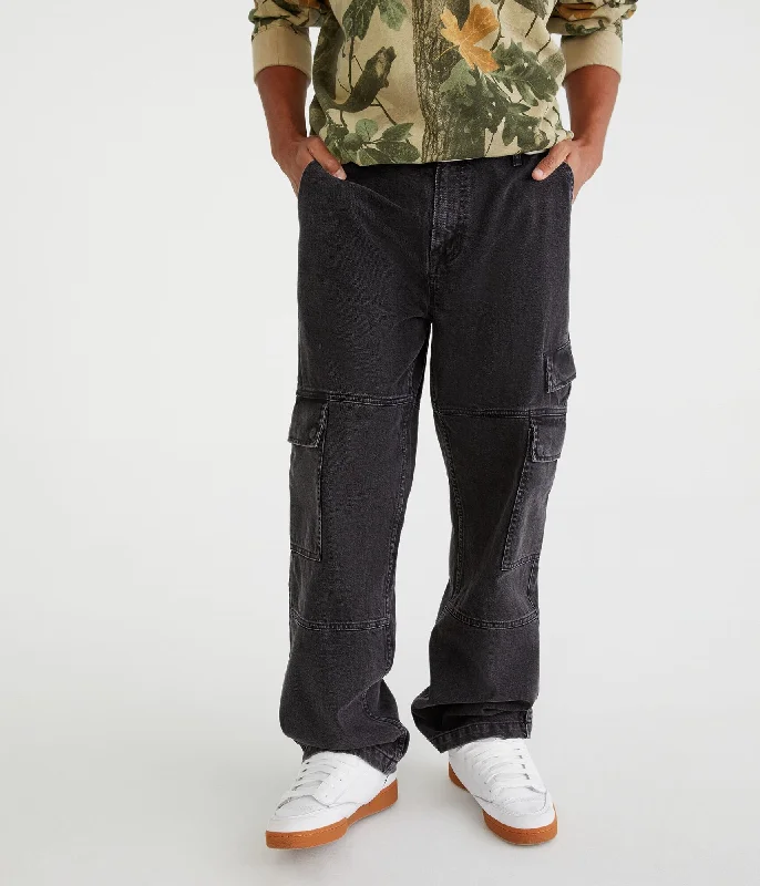 Men's Straight-Leg JeansAeropostale Relaxed Cargo Jean