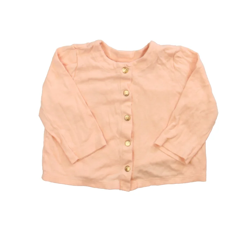 Petit Bateau Girls Pink Cardigan