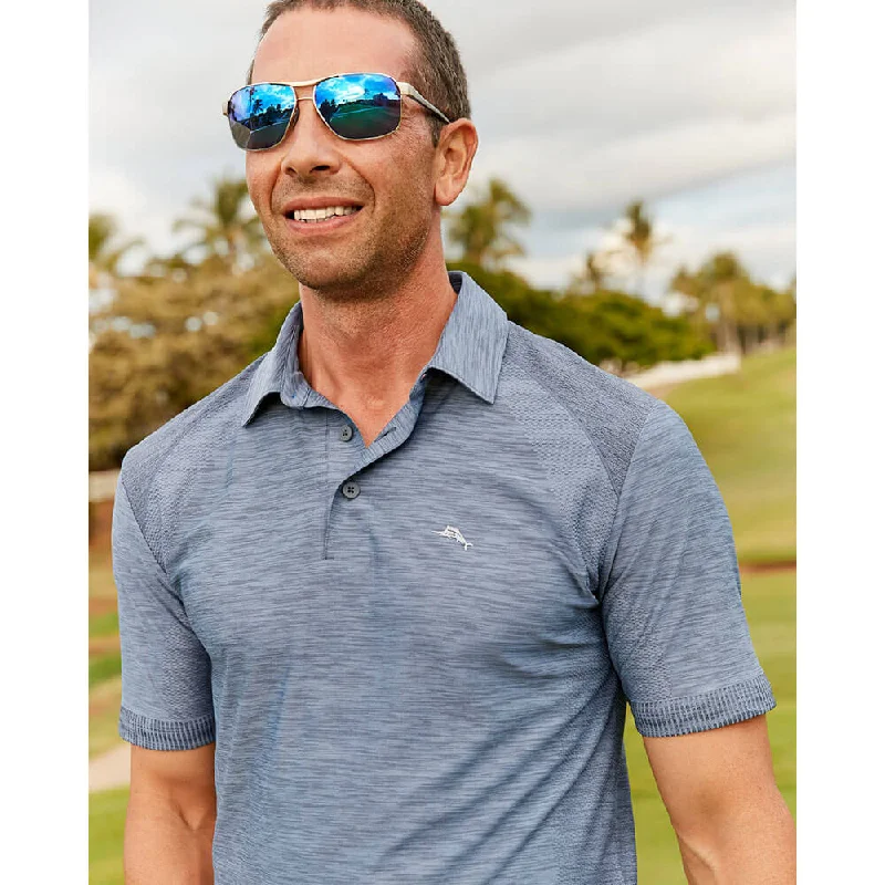 Men's Dressy Shirts for Formal EventsTommy Bahama IslandZone Palm Coast Pro Polo Shirt - Turbulence Men's Dressy Shirts for Formal EventsTommy Bahama IslandZone Palm Coast Pro Polo Shirt - Turbulence