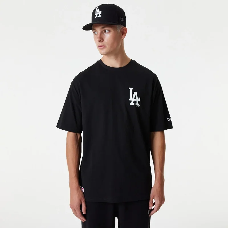 Durable Men's Work ShirtsLA Dodgers MLB Essential Black Oversized T-Shirt