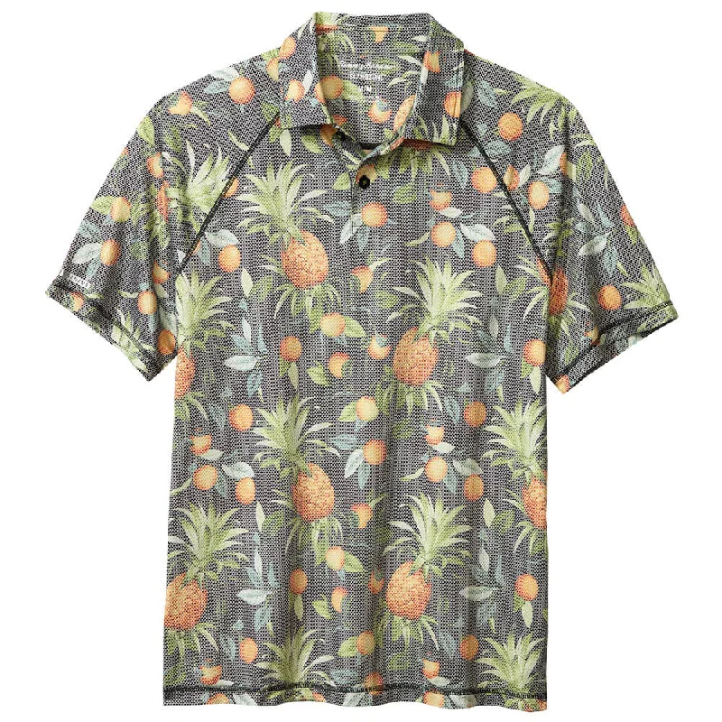 Men's Shirts with Moisture-Wicking FabricTommy Bahama Citrus Grove Polo Shirt - Black Men's Shirts with Moisture-Wicking FabricTommy Bahama Citrus Grove Polo Shirt - Black