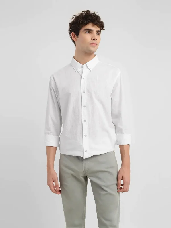 Men's Long-Sleeve Shirts for Year-Round WearMen's Solid Slim Fit Shirt