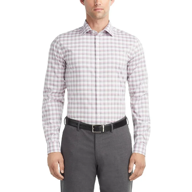 Men's Tailored Shirts for a Sharp AppearanceMens Checkered Gingham Dress Shirt