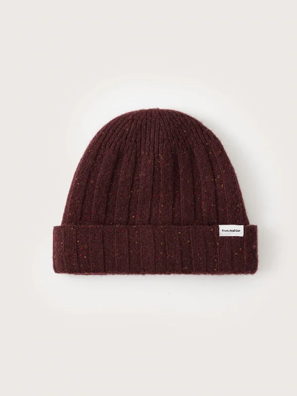 Adjustable Baseball Caps for KidsThe Donegal Wool Beanie in Burgundy