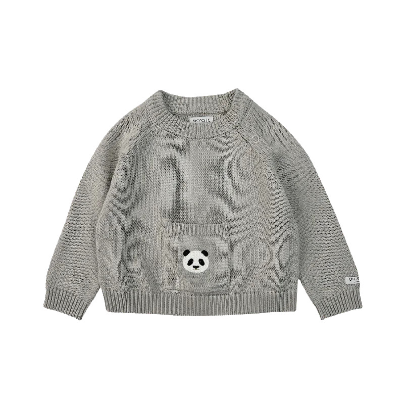 Loeke Sweater | Panda | Silver Grey