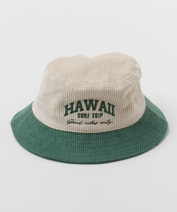 Attractive Bucket HatsBi Color Corduroy Hat