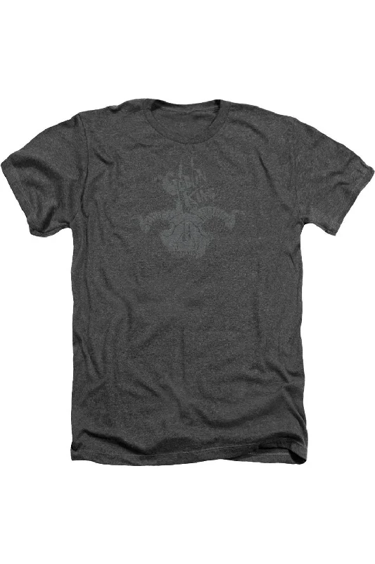 Men's Shirts with Full PlacketsThe Hobbit Golin King Symbol Adult Heather Tee / T-Shirt Men's Shirts with Full PlacketsThe Hobbit Golin King Symbol Adult Heather Tee / T-Shirt