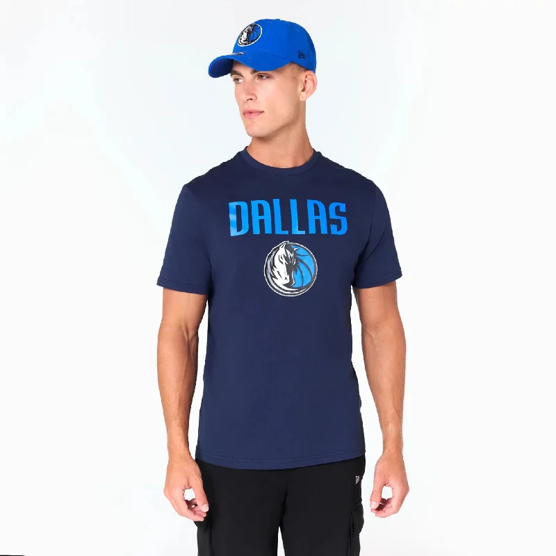 Men's Shirts with Graphic PrintsDallas Mavericks NBA Navy T-Shirt