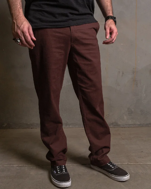 Men's Yoga Pants for FlexibilityChino Pants - Brown