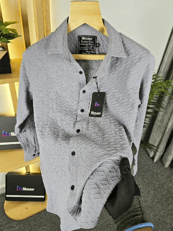 Men's Luxury Shirts for High-End FashionMensoo Special Edition Shirt Silver