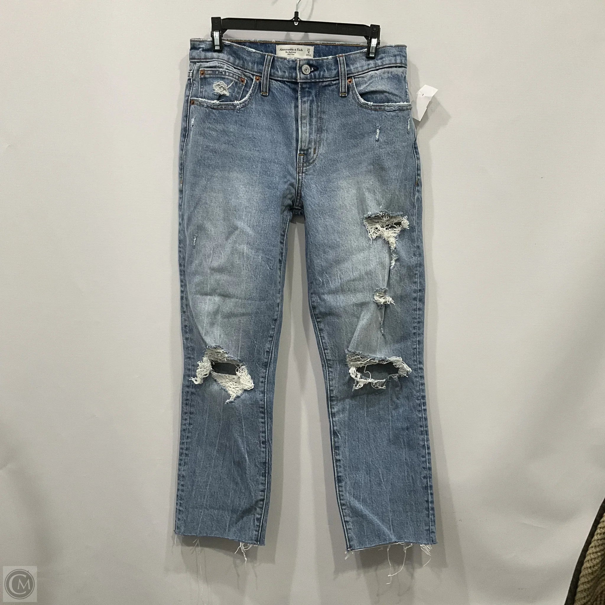 Casual Ripped Men's JeansJeans Straight By Abercrombie And Fitch  Size: 4