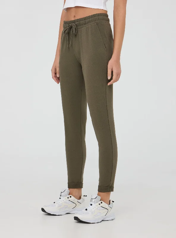 Men's Pants with Shallow PocketsWoman Full-length gym pants