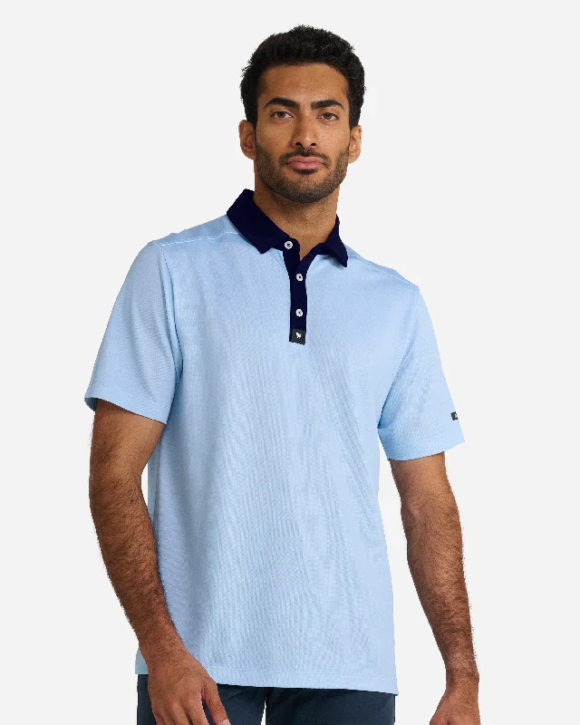 Men's Shirts with Embellished SleevesSky Blue
