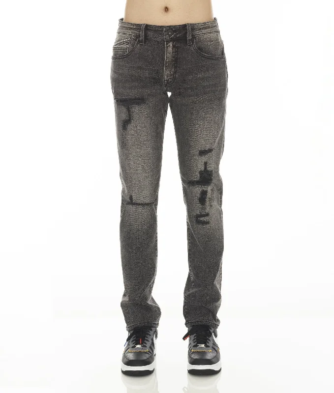 Men's Jeans with a Distressed LookRocker Slim In Flint