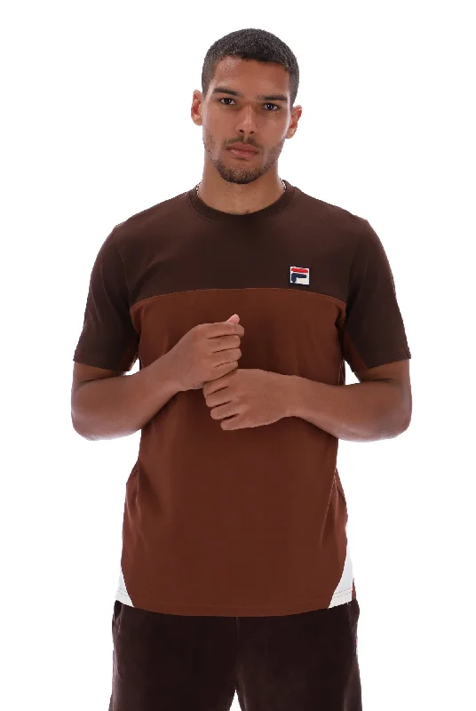 Men's Shirts with Snap ButtonsTiebreaker Colour Block T-Shirt
