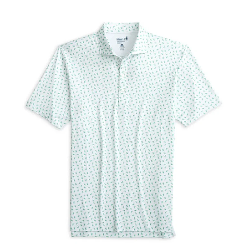 Men's Shirts with Appliquéd SleevesJohnnie-O Tropic Prep-Formance Polo Shirt - White Men's Shirts with Appliquéd SleevesJohnnie-O Tropic Prep-Formance Polo Shirt - White