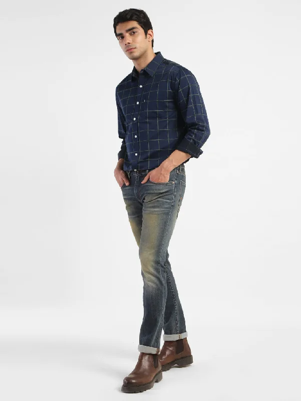 Men's Essential Dress Shirts for Everyday WearMen's Checkered Spread Collar Linen Shirt Men's Essential Dress Shirts for Everyday WearMen's Checkered Spread Collar Linen Shirt