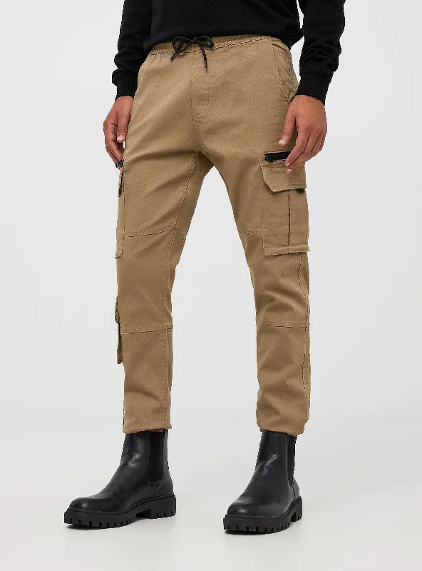 Men's Pants with Contrast WaistbandsMan Long pants