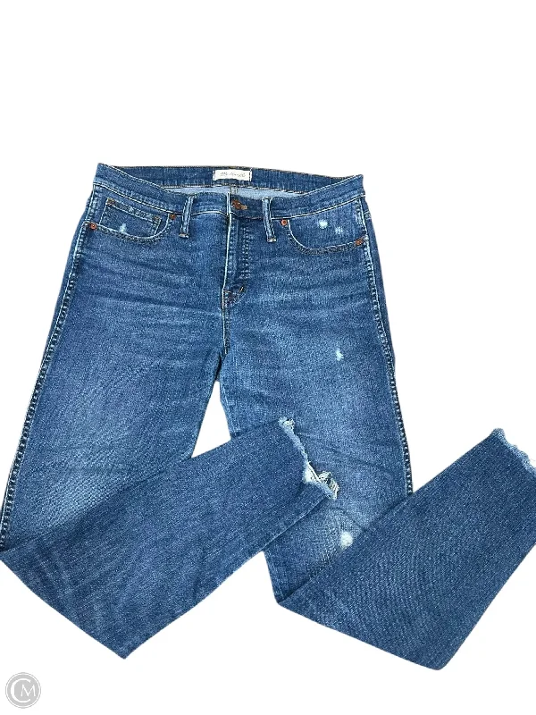 New Arrival Designer Men's JeansJeans Skinny By Madewell In Blue Denim, Size: 8