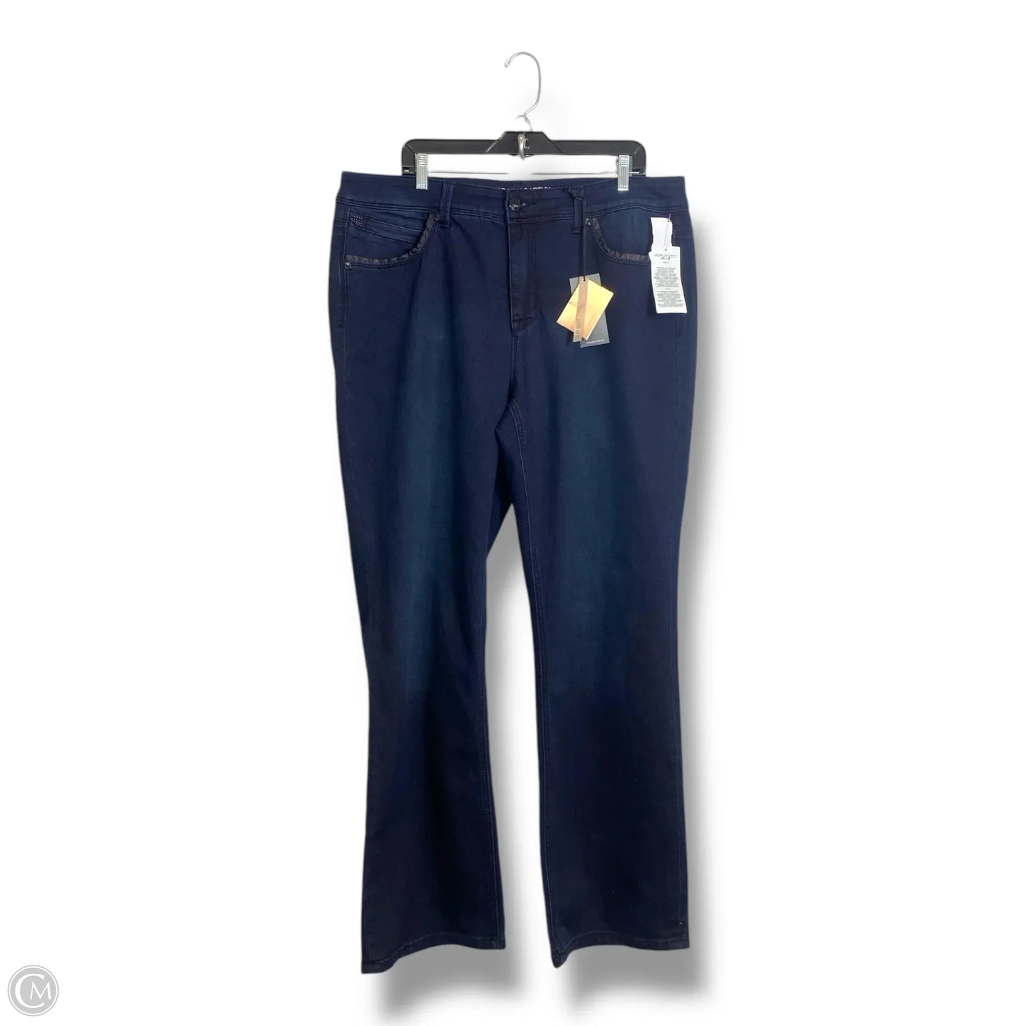 Men's Jeans with Stretch FabricJeans Boot Cut By Melissa Mccarthy In Denim, Size: 18