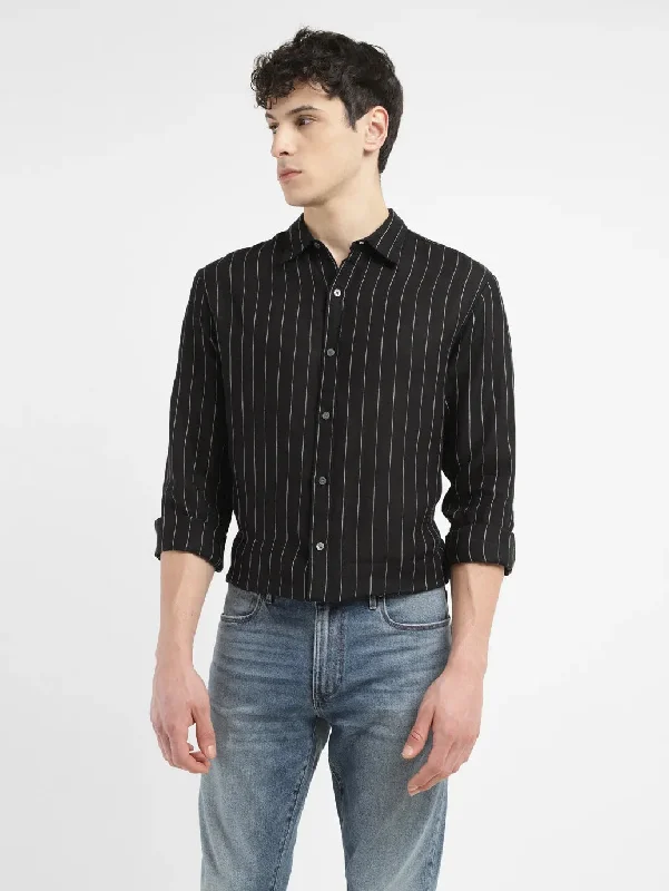Men's Designer Shirts for a Statement PieceMen's Striped Slim Fit Shirt
