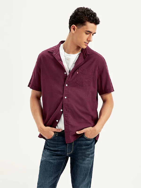 Men's Cowboy Shirts for Western StyleMen's Solid Regular Fit Shirt
