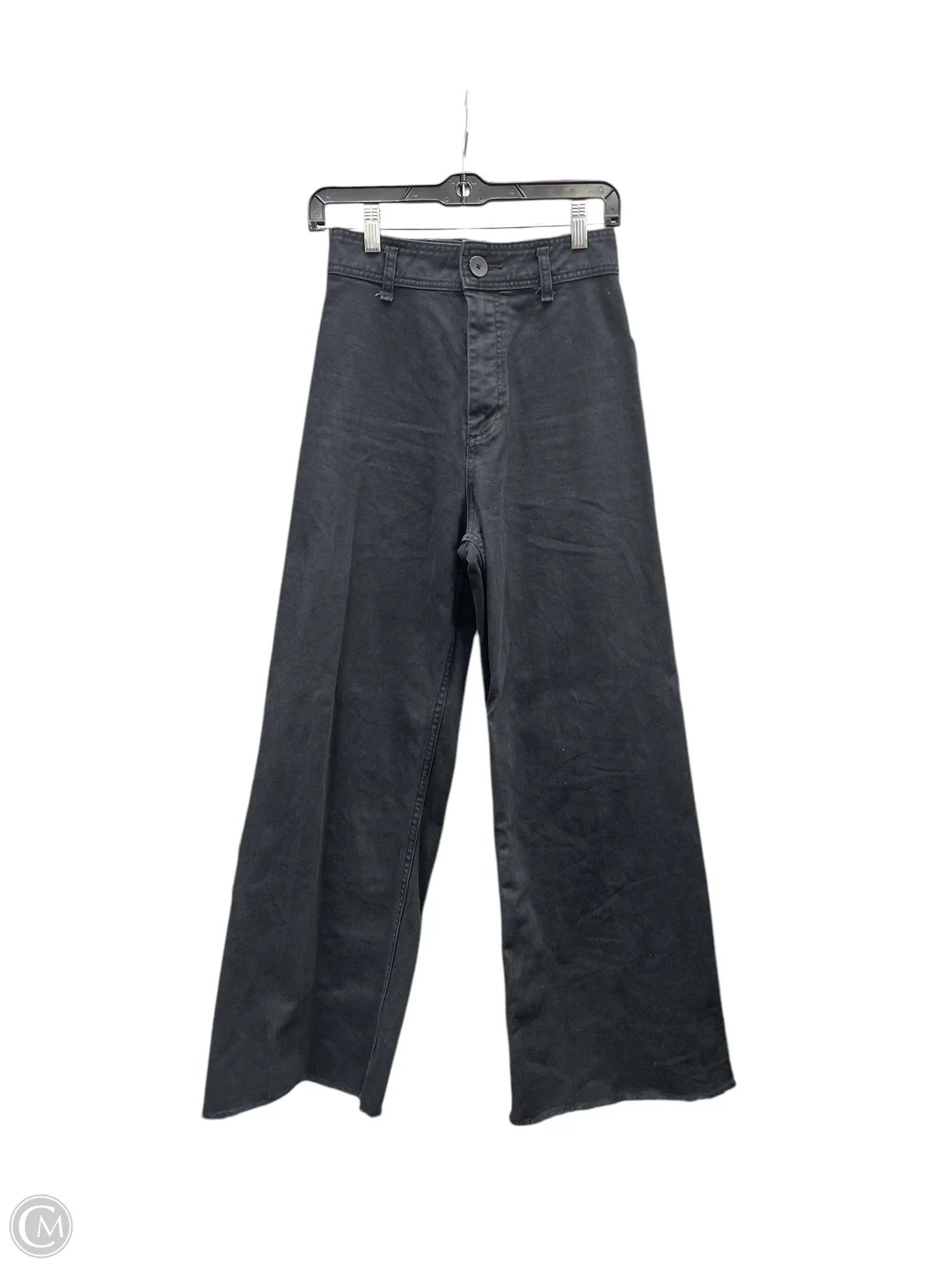 Men's Straight-Leg Jeans in Dark WashJeans Wide Leg By Zara  Size: 4