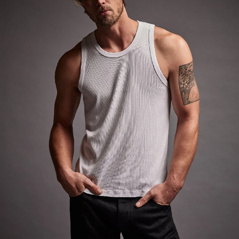 Men's Shirts with Hidden PocketsLA Skate Tank - White