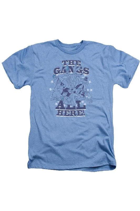 Layered Men's VestsLooney Tunes Blue Gang Adult Heather Tee / T-Shirt