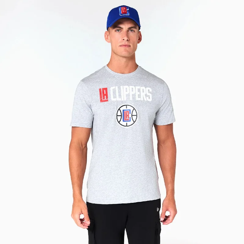 Men's Shirts for FishingLA Clippers NBA Grey T-Shirt