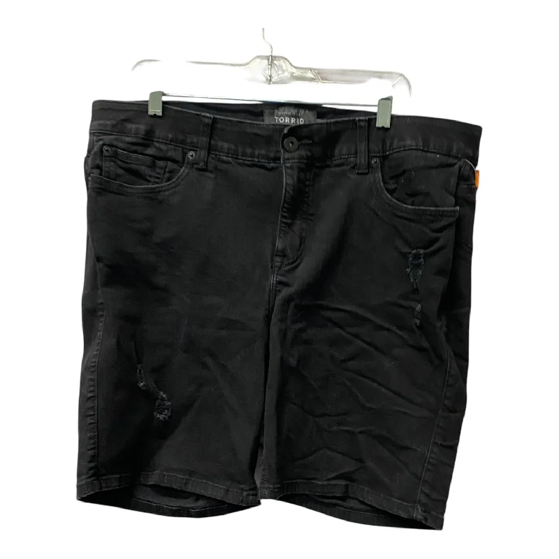 Men's Pants with Deep PocketsShorts By Torrid In Black, Size:20