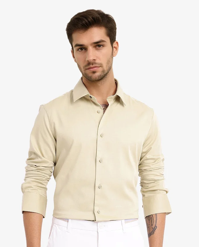 Men's Wrinkle-Free Shirts for Easy CareRare Rabbit Men's Holla Pastel Green Full Sleeves Regular Fit Satin Stretch Cotton Plain Shirt Men's Wrinkle-Free Shirts for Easy CareRare Rabbit Men's Holla Pastel Green Full Sleeves Regular Fit Satin Stretch Cotton Plain Shirt